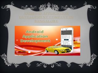 Android Application Development Company In Bangalore