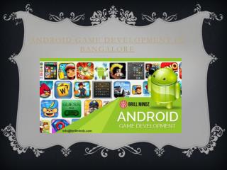 Android Game development Companies In Bangalore