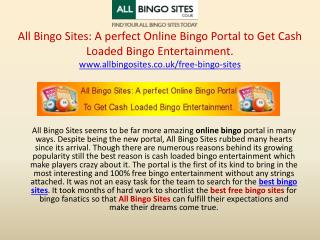 All bingo sites