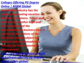 Colleges Offering PG Degree Online subject at MBA