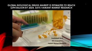 Global Biological Drugs Market is Estimated to Reach $394 Billion by 2024, Says Variant Market Research