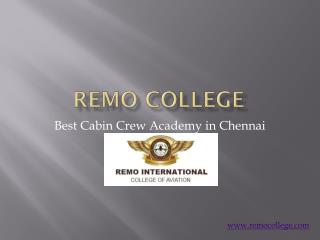 Best Cabin Crew Training in Chennai - Remo College