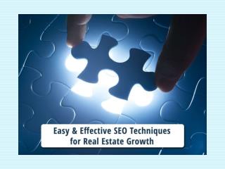 Easy & Effective SEO Techniques for Real Estate Growth