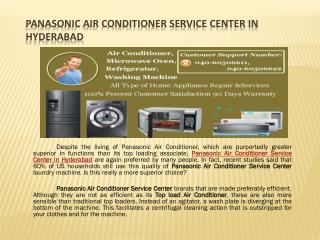 Panasonic Air Conditioner Service Center in Hyderabad