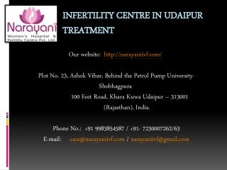 Infertility Centre in Udaipur Treatment