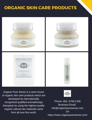 Organic Skin Care Products