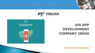 Ios Mobile App Development Company India