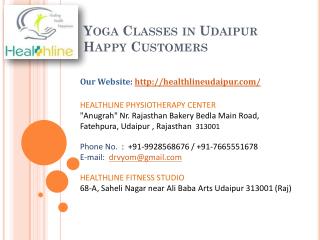 Yoga Classes in Udaipur Happy Customers