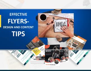 Effective flyers- design and content tips