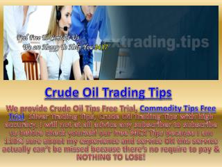 Get Online Commodity Trading Advice from Free MCX Trading Tips