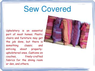 Sew Covered Upholstery Perth
