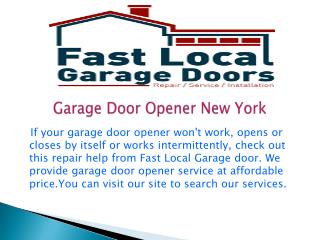 Garage Door Opener New York