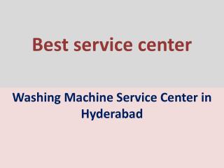 Washing Machine Service Center in Hyderabad
