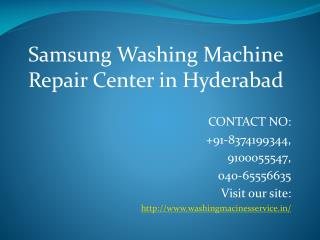 Samsung Washing Machine Repair Center in Hyderabad