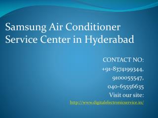 Samsung Air Conditioner Service Center in Hyderabad