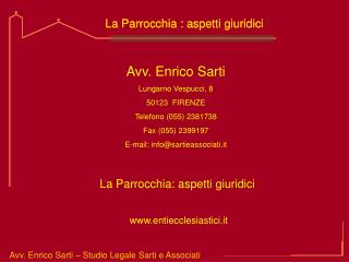 Avv. Enrico Sarti – Studio Legale Sarti e Associati