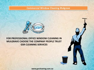 Commercial Window Cleaning Mulgrave