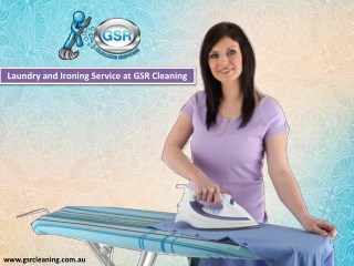 Laundry and Ironing Service at GSR Cleaning