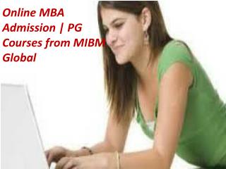 Online MBA Admission | PG Courses from Online mba