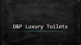 Hire Luxury Toilets for Special Events