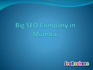 Big SEO Company in Mumbai, SeoRachana