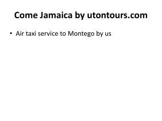 Jamaica Private Tours