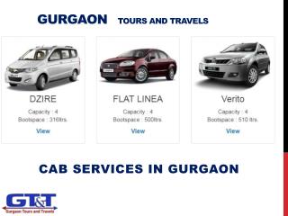 Cab Services In Gurgaon - Gurgaon Tours And Travels@ 91 9999666639