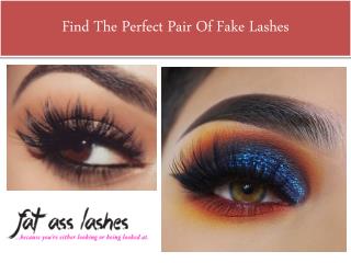 Find The Perfect Pair Of Fake Lashes