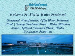 Waste Water Treatment Plant in Faridabad