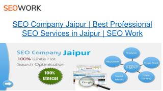 SEO Company Jaipur | Best Professional SEO Services in Jaipur | SEO Work