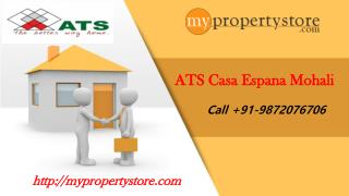 Ats Casa Espana 3 BHK Mohali | Mypropertystore