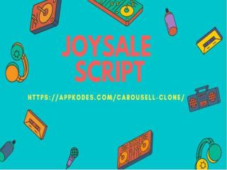 Joysale - Best Carousell clone Script And Best Letgo Clone Script