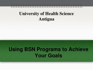 Using BSN Programs to Achieve Your Goals