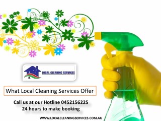 What Local Cleaning Services Offer
