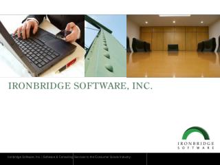 About Ironbridge Software...