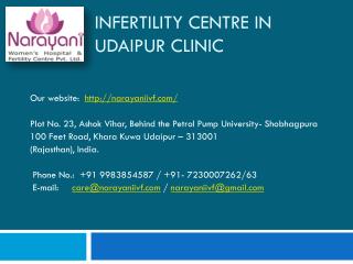 Infertility Centre in Udaipur Clinic