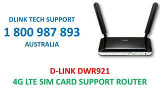 D-Link DWR921: 4G LTE Sim Card Support Router