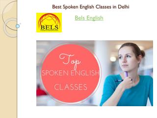 Best Spoken English Classes in Delhi-Bels English