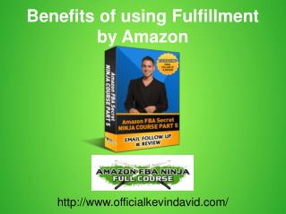 Benefits of Using Fulfillment by Amazon