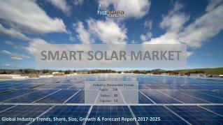 Smart Solar Market | Global Industry Trends, Analysis, Revenue, Report 2017-2025