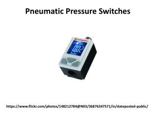 Pneumatic Pressure Switches