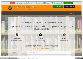 Online Economics Assignment Help