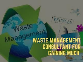 Waste Management Consultant for Gaining Much