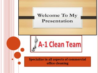 Commercial Office Cleaning Services