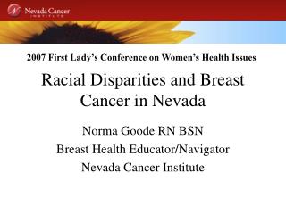 Racial Disparities and Breast Cancer in Nevada