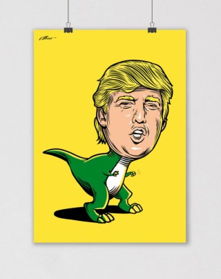 Funny Anti Trump Political Poster