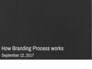 How Branding Process Works | Newton Consulting