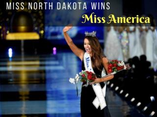 Miss North Dakota is crowned Miss America 2018