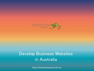 Develop Business Websites in Australia