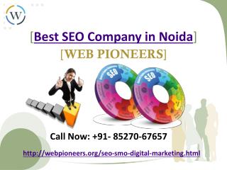 Excellent SEO Company in Noida, India | Web Pioneers